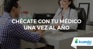 Hombre en consultorio médico